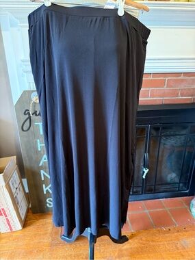 Lane Bryant Black Maxi Skirt